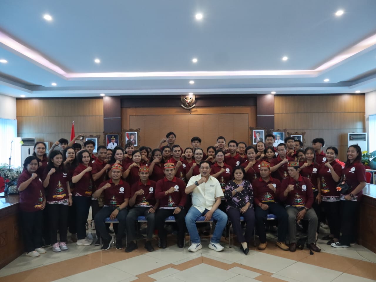 Bupati M. Yamin Lepas Kontingen Festival Tandak Intan Kaharingan Barito Timur ke Tingkat Provinsi